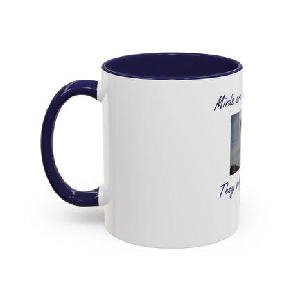 Parachute Minds Coffee Mug — "Minds are like parachutes. They only function when open."