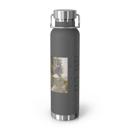 Insulated Bottle — Inspirational Photo & Quote 22oz