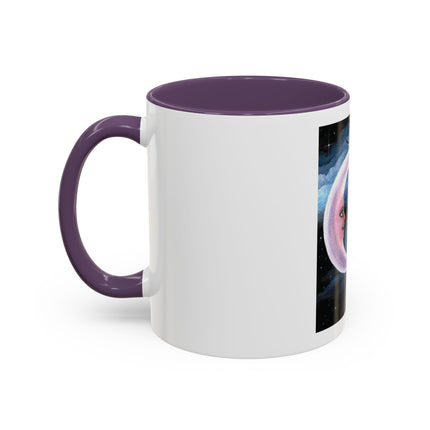 Moonlit Cat Coffee Mug — Whimsical Night Sky Art for Cat Lovers (11/15oz)