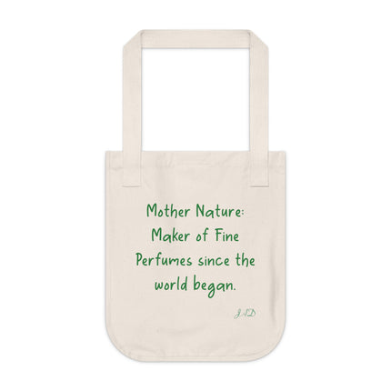 Mother Nature Tote – Organic Canvas Bag for Eco & Scent Lovers