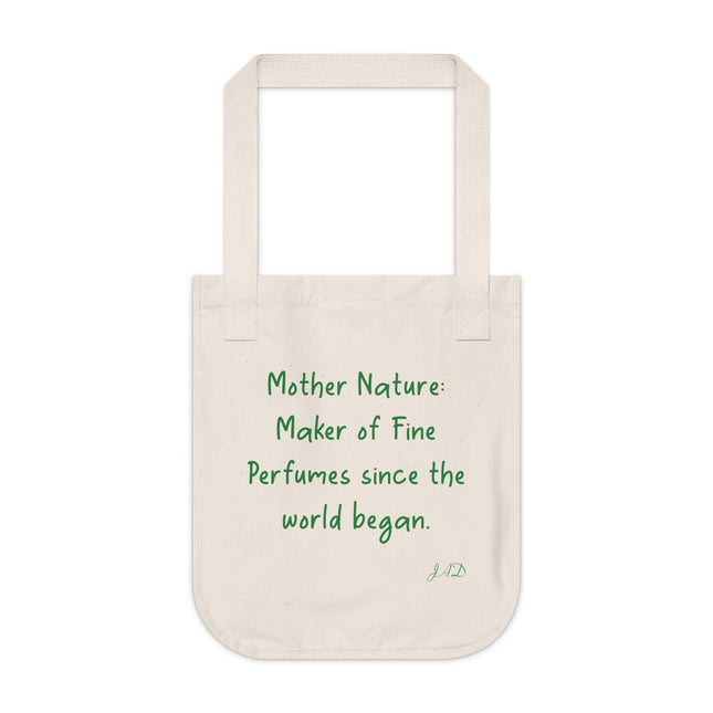 Mother Nature Tote – Organic Canvas Bag for Eco & Scent Lovers