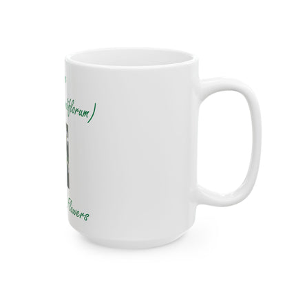 Jasmine Floral Mug – King of Flowers, 15oz Ceramic