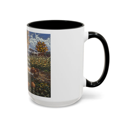 Samhain Pumpkin Spice Accent Coffee Mug — Autumn Harvest 11/15oz