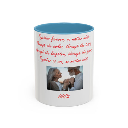 Accent Coffee Mug – “Together Forever” – Romantic Gift – 11oz