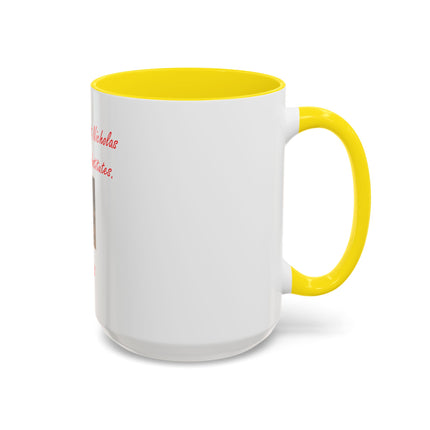 Saint Nicholas Coffee Mug – "The Real Saint Nicholas Accept No Substitutes" Accent Mug