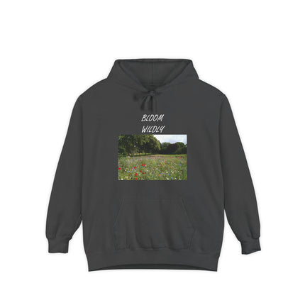 Bloom Wildly Hoodie — Floral Meadow Photo Sweatshirt