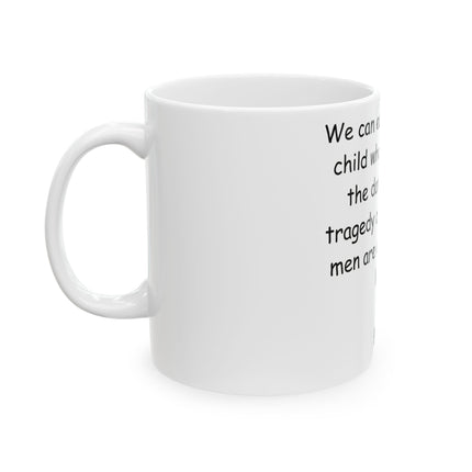 Inspirational 11oz Ceramic Mug | Plato’s Wisdom for Daily Reflection