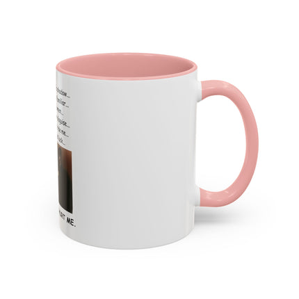 Black Cat 'Please Don't Hurt Me' Accent Coffee Mug – Dispelling Superstitions Gift