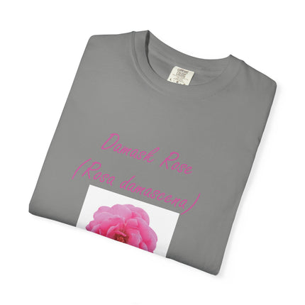 Damask Rose Unisex T-shirt - The Queen of Flowers Design
