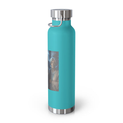 Mystical Copper Flask – 22oz Insulated Bottle with Wiccan Charm