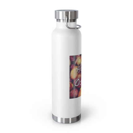 Happy Ostara Copper Bottle — 22oz Vacuum Water Bottle Celebrating Spring Equinox