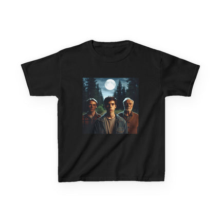 Kids' Graphic Tee – Moonlight Adventure Design