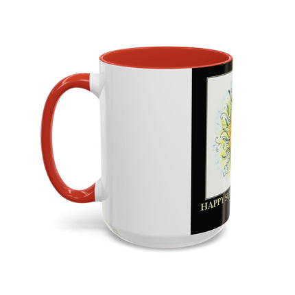 Summer Solstice Mug – 15oz Accent Ceramic Cup with Sunshine Art