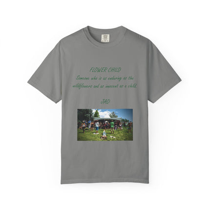 Flower Child Unisex Garment-Dyed T-Shirt – Vintage Inspiration for Free Spirits