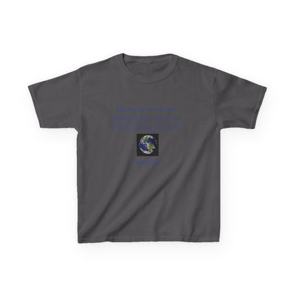 Eco Kids Tee with Khalil Gibran Quote | Earth Day Style