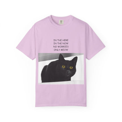 Inspirational Cat T-Shirt for Cat Lovers - 'Only Meow'
