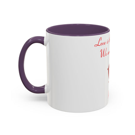 Rumi Love Quote Mug – 11oz Accent Cup for Coffee & Connection