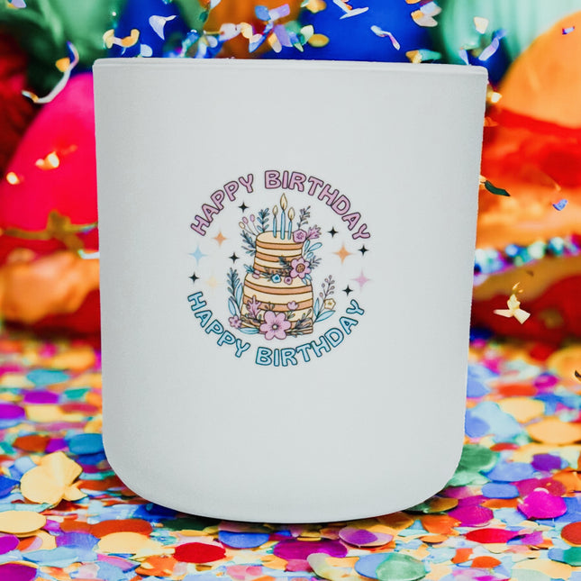 Happy Birthday Candle Gift Choose Your Scent-0