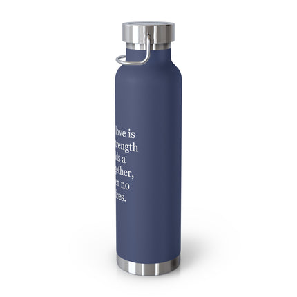 Insulated Bottle — “A father’s love is the quiet strength…” Memorial 22oz