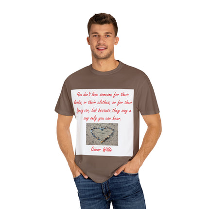 Inspirational Quote Unisex T-Shirt - Oscar Wilde Design