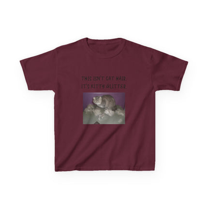 Kitty Glitter Kids Tee – Funny Shirt for Young Cat Enthusiasts