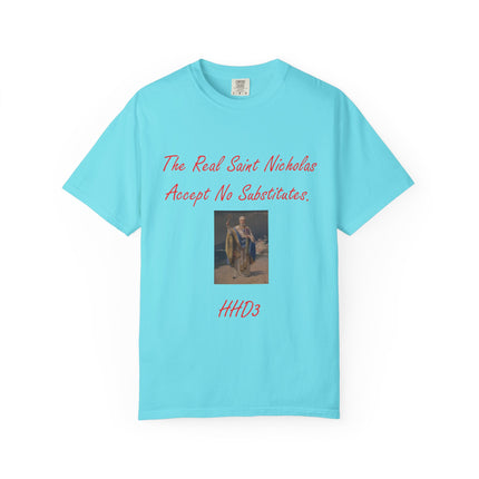 Unisex Garment-Dyed T-shirt - The Real Saint Nicholas Design