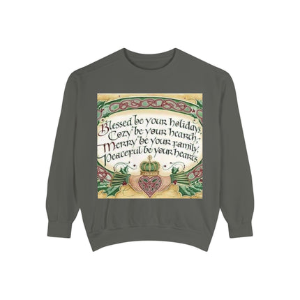Blessed Be Your Holidays Unisex Sweatshirt - Cozy & Heartfelt Gift