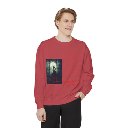 Blessed Be The Witches Sweatshirt - Unisex Garment-Dyed Style
