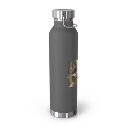 22oz Insulated Bottle with Inspirational Quote – Copper Vacuum Flask