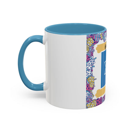 Happy Hanukkah Mug – 11oz Accent Ceramic Cup for Festive Joy