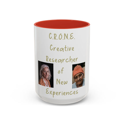 C.R.O.N.E. Accent Mug – 15oz Ceramic Tribute to Feminine Wisdom