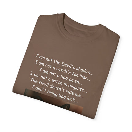 Unisex Cat-Themed T-Shirt – "Please Don't Hurt Me" Design