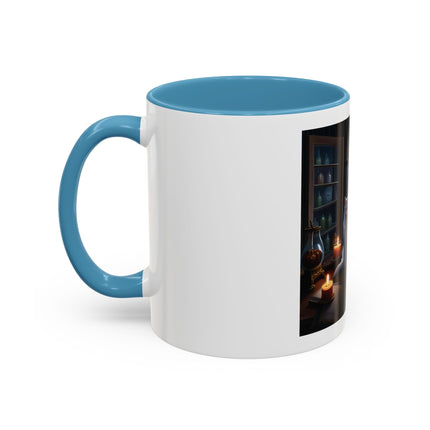 Moonlit Witch Cats Coffee Mug — Gothic Cat Magic Tea Cup (11/15oz)