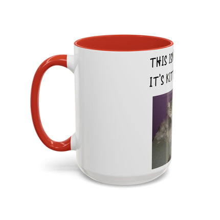 Kitty Glitter Mug – 15oz Accent Ceramic Cup for Cat Lovers