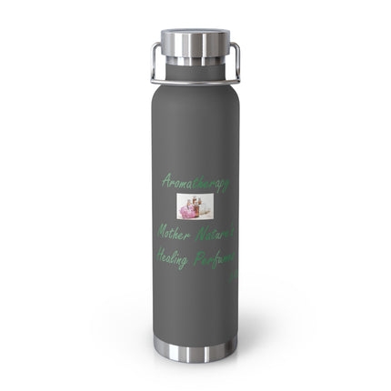 Aromatherapy Insulated Water Bottle - Mother Nature's Healing Perfume, 22oz