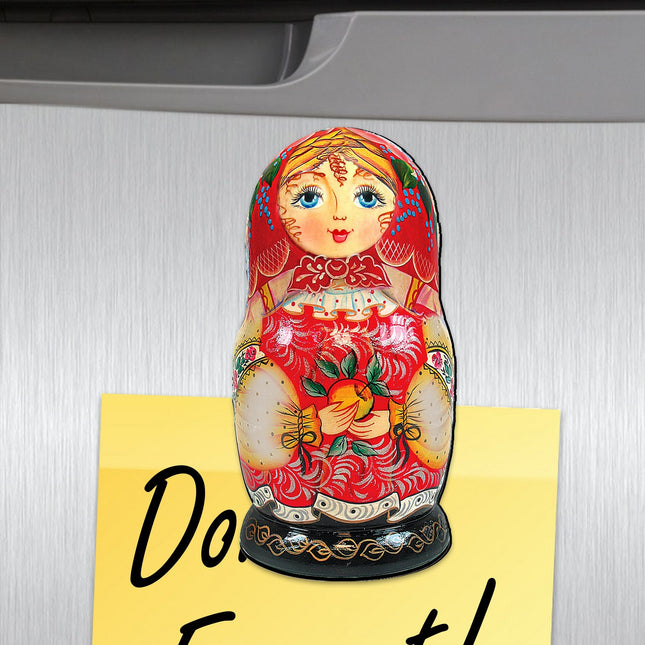 Nesting Doll Matryoshka Shape Refrigerator Magnets Set of 3-0