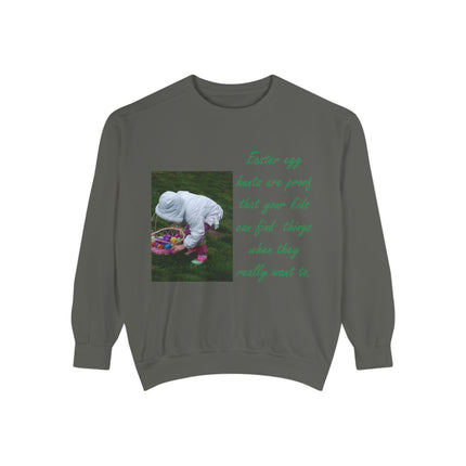 Easter Egg Hunt Sweatshirt - Unisex Garment-Dyed