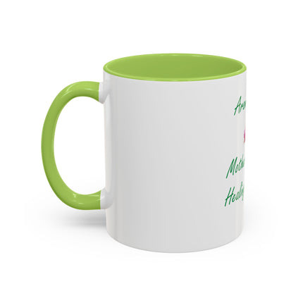 Aromatherapy Coffee Mug - "Mother Nature's Healing Perfumes" Accent Mug (11/15oz)