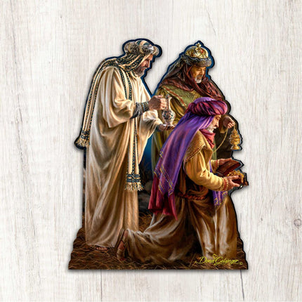 Three Kings Diminutive Wall Art by D. Gelsinger - Nativity Holiday Decor - 8461042-2M-1201-2