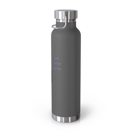 Nature’s Harmony Copper Bottle – 22oz with Gibran Quote