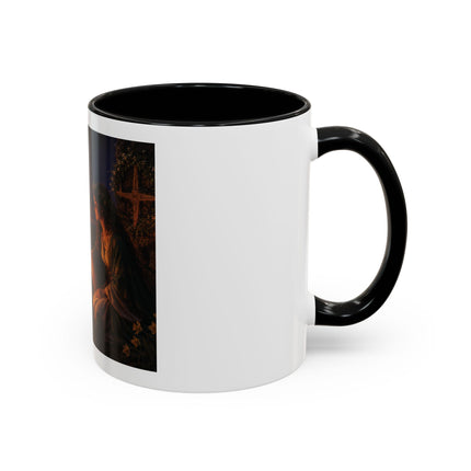 Brigid’s Fire Accent Coffee Mug — Pagan Imbolc Celebration Tea Cup (11/15oz)
