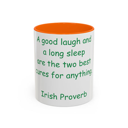 Inspirational Coffee Cup – Irish Wisdom – 11oz Accent Mug