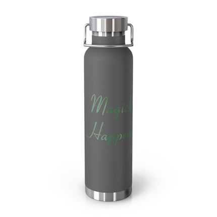 Magick Happens 22oz Copper Vacuum Insulated Bottle – Eco-Friendly