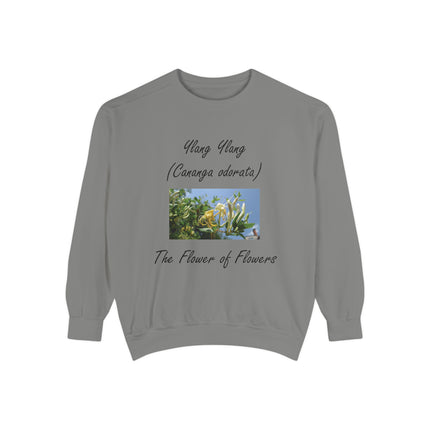 Unisex Ylang Ylang Sweatshirt - Floral Design & Comfort