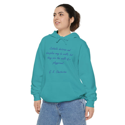 Catholic Doctrine 'Walls of a Playground' Hoodie