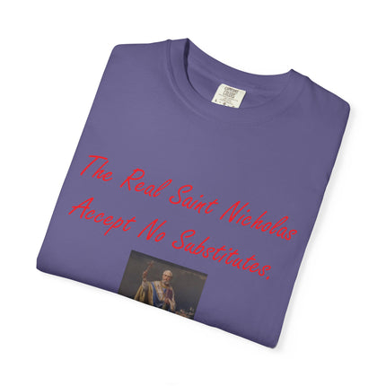 Unisex Garment-Dyed T-shirt - The Real Saint Nicholas Design