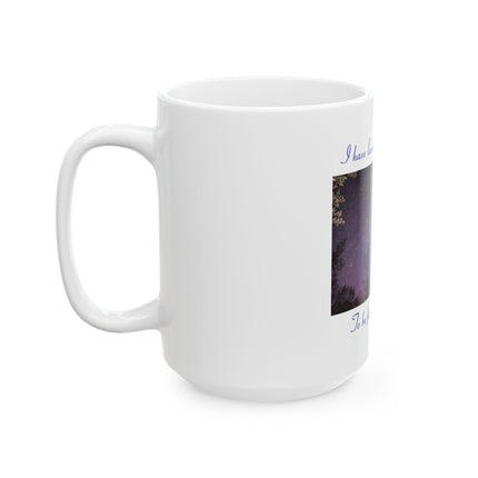 Starry Night Quote Mug — "I have loved the stars too fondly" Ceramic Coffee Cup