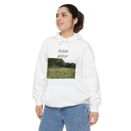 Bloom Wildly Hoodie — Floral Meadow Photo Sweatshirt