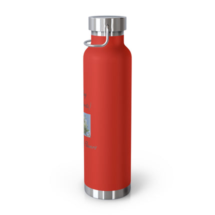 Ylang Ylang Floral Insulated Bottle - 22oz Copper Functional Style