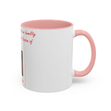 Inspirational Coffee Mug – Humility Quote – 11oz Accent